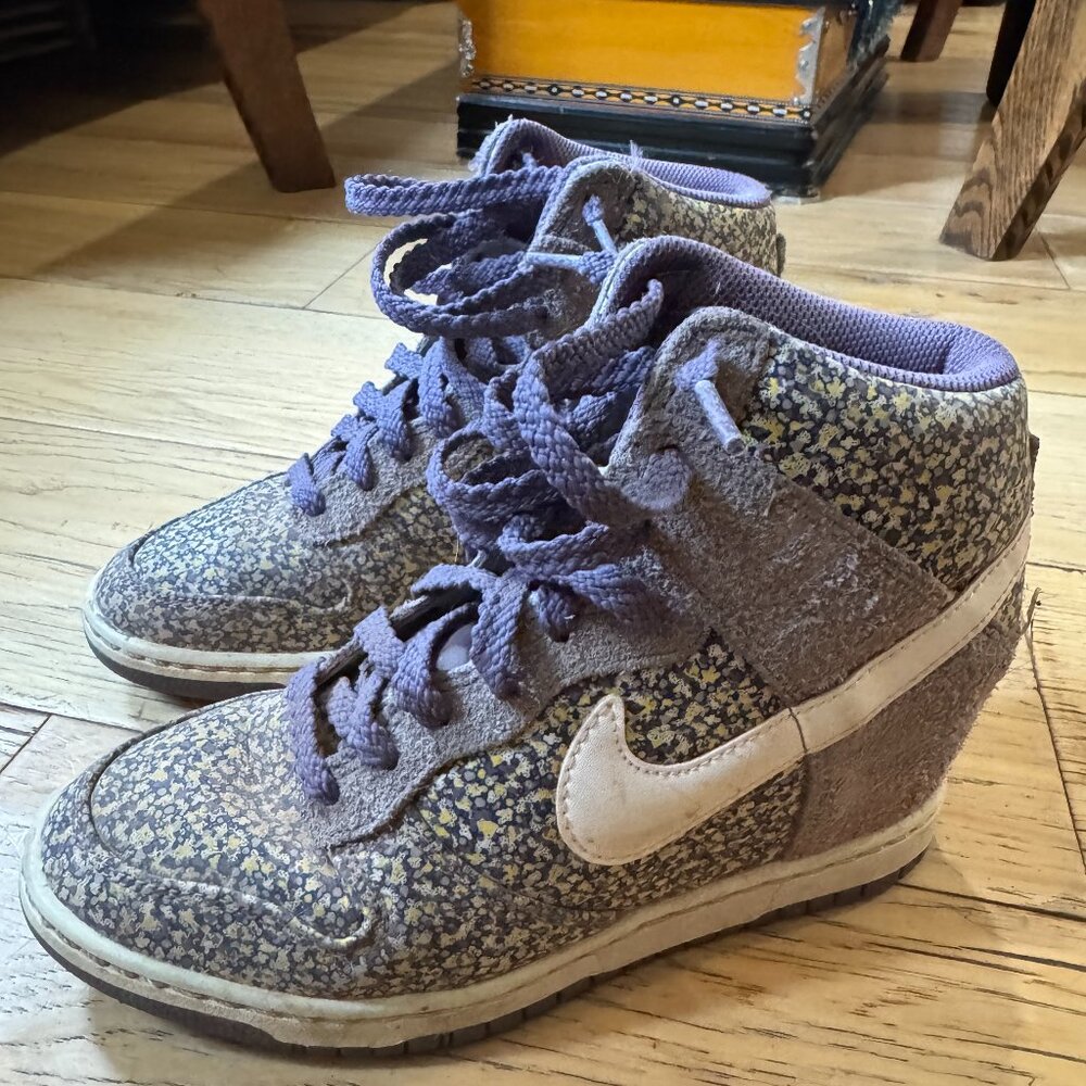 Floral Nike Platform Sneakers RARE